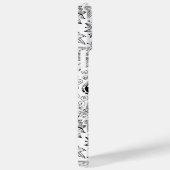 Dragonfly en bloemen Case-Mate iPhone case (Achterkant / Rechts)