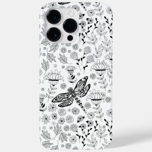 Dragonfly en bloemen Case-Mate iPhone 14 pro max hoesje
