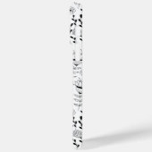 Dragonfly en bloemen Case-Mate iPhone case (Achterkant / Links)