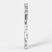 Dragonfly en bloemen samsung galaxy hoesje (Rechterkant)