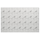 Dragonfly en bloemen stof (Fat Quarter)