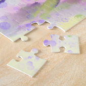 Dragonfly en Dandelions - Waterverf schilderen  Legpuzzel (Zijkant)