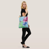 Dragonfly en Floral Waterverf Tote Bag (Op model)