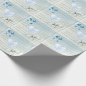 Dragonfly en hartballon cadeaupapier (Hoek)