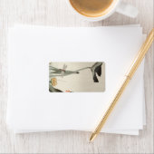 Dragonfly en Lotus, 1920, door Ohara Koson Etiket (Insitu)