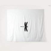 Dragonfly en Moon TSHIRT Wandkleed (Voorkant (horizontaal))