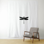 Dragonfly en Moon TSHIRT Wandkleed (In situ)