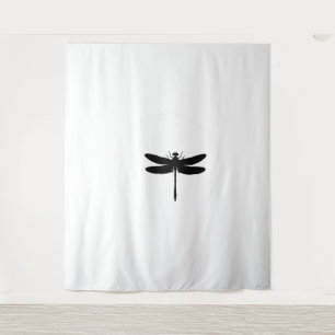 Dragonfly en Moon TSHIRT Wandkleed