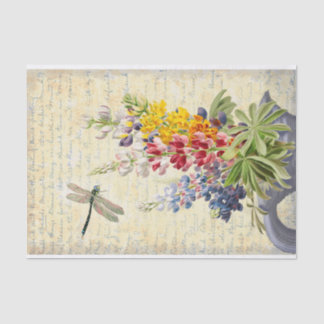 dragonfly en ontkoppeling van de ventilator Bouqu Tissuepapier