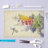  dragonfly en ontkoppeling van de ventilator Bouqu Tissuepapier (Craft)