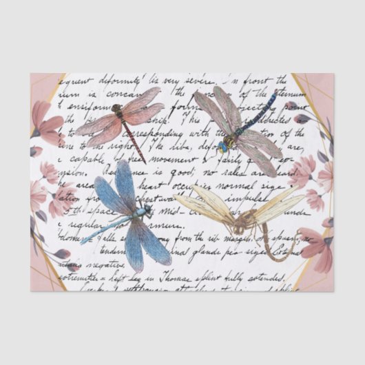 dragonfly en ontkoppeling van de ventilator tissuepapier (Voorkant)