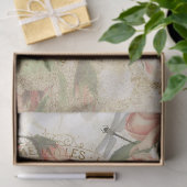 dragonfly en ontkoppeling van Rozen Tissuepapier (Geschenk)