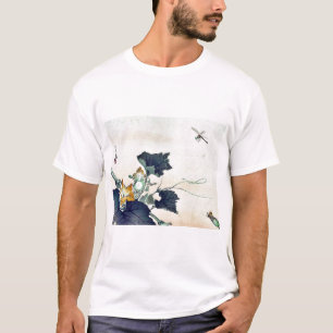 Dragonfly en pompoen van Ogata, Gekko Ukiyoe T-shirt