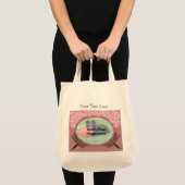 Dragonfly en roze Daisies foto Tote Bag (Voorkant (product))
