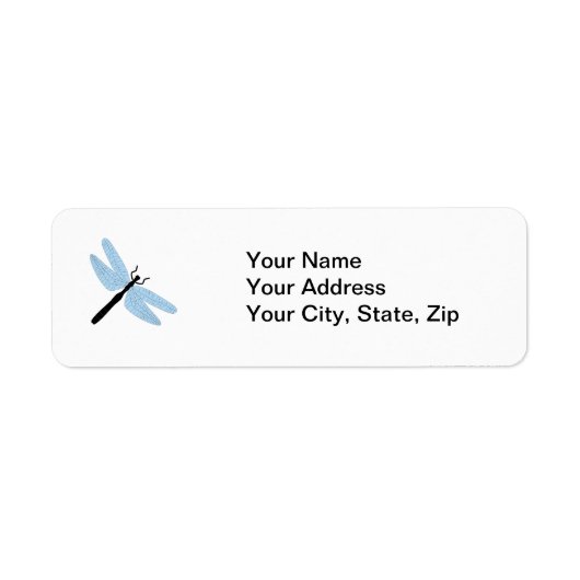Dragonfly Etiket (Voorkant)