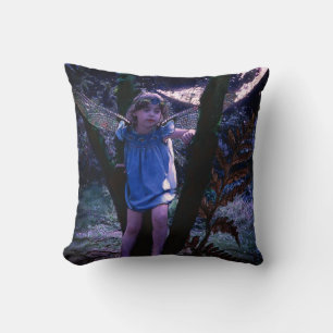 Dragonfly Fairy in Moonlight Kussen
