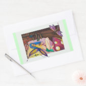 Dragonfly Fairy Rechthoekige Sticker (Envelop)