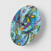 Dragonfly Fantasy Ronde Klok (Hoek)