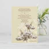 Dragonfly Fantasy Wedding Invitation Kaart (Staand voorkant)