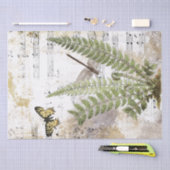 Dragonfly Fern Butterfly Music Gold Decoupage Idee Tissuepapier (Craft)
