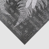 Dragonfly Fern Franse Grunge Krijtbord Decoupage Tissuepapier (Detail)