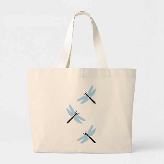 Dragonfly Fetch - Bag Grote Tote Bag (Voorkant)
