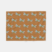 Dragonfly Fleece Deken (Voorkant (Horizontaal))