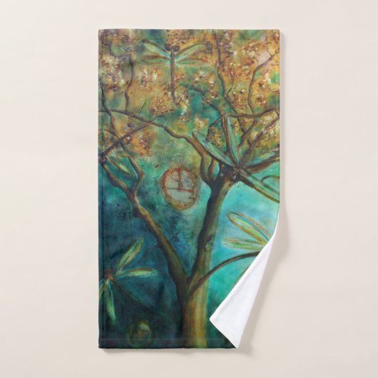 Dragonfly Flirtation Bad Handdoek (Handdoek)