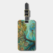 Dragonfly Flirtation Bagagelabel (Voorkant verticaal)