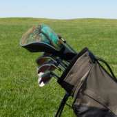 Dragonfly Flirtation Golfheadcover (Insitu)