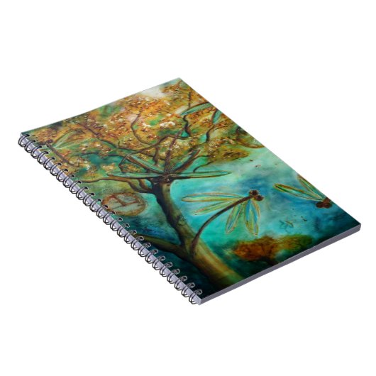 Dragonfly Flirtation Notitieboek (Rechterzijde)