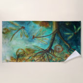 Dragonfly Flirtation Strandlaken (Voorkant)