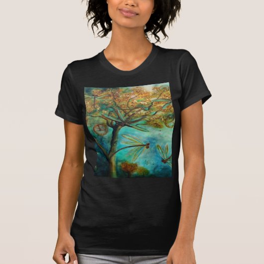 Dragonfly Flirtation T-shirt (Voorkant)