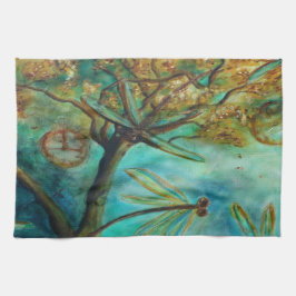 Dragonfly Flirtation Theedoek