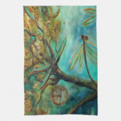 Dragonfly Flirtation Theedoek (Verticaal)