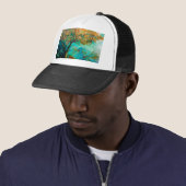 Dragonfly Flirtation Trucker Pet (In situ)