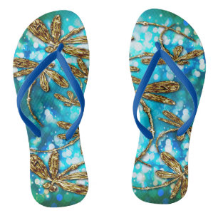 Dragonfly Flit Bubble Thangen Teenslippers