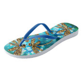 Dragonfly Flit Bubble Thangen Teenslippers (Schuin)