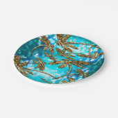 Dragonfly Flit Bubbles Papieren Bordje (Gekanteld)