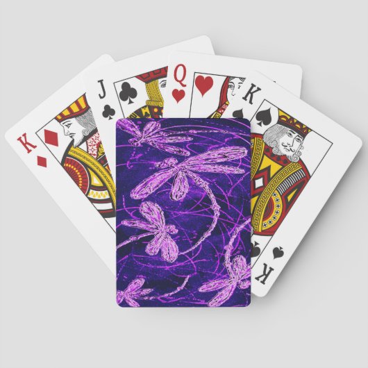 Dragonfly Flit Disco Pokerkaarten (Achterkant)