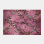Dragonfly Flit Dusky Roos Deurmat (Voorkant)
