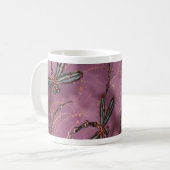 Dragonfly Flit Dusky Roos Koffiemok (Voorkant links)
