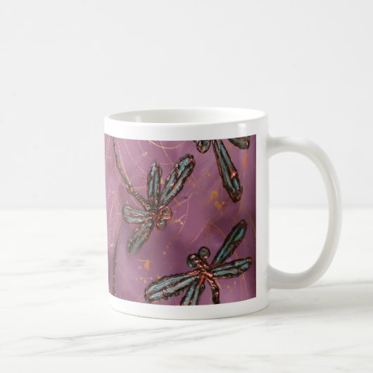 Dragonfly Flit Dusky Roos Koffiemok (Rechts)