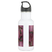 Dragonfly Flit Dusky Roos Waterfles (Achterkant)