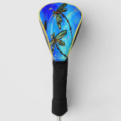 Dragonfly Flit Electric Blue Golfheadcover (Voorkant)