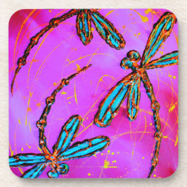 Dragonfly Flit Electric Roze Drankjes Onderzetter