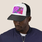 Dragonfly Flit Electric Roze Trucker Pet (In situ)