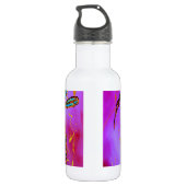 Dragonfly Flit Electric Roze Waterfles (Achterkant)