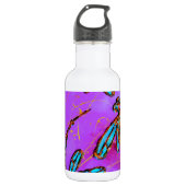 Dragonfly Flit Electric Roze Waterfles (Voorkant)