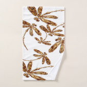 Dragonfly Flit Gold Frenzy Bad Handdoek (Handdoek)